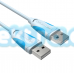 2m didelės pralaidos USB laidas