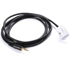 VW  AUX 3,5mm įėjimo adapteris per CD changer jungtį, 0,8m