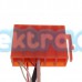 LAUNRC19, Jungtis auto. Mini ISO - Line out (4RCA)