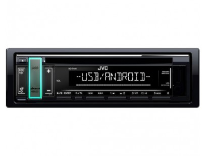 JVC, KD-T401 CD/USB MP3/WMA automagnetola su AUX įėjimu