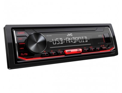 JVC, KD-X162 USB MP3 magnetola su AUX įėjimu ir USB