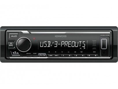 Kenwood, KMM-106 USB MP3/WMA automagnetola su AUX įėjimu