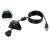 USB jungtis su laikikliu, laido ilgis 1m