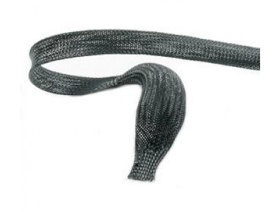 Pintas apsauginis kembrikas 3,0mm juoda , "Snake skin"