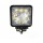 LED žibintas, kvadratinis 27W, 9x3W flood