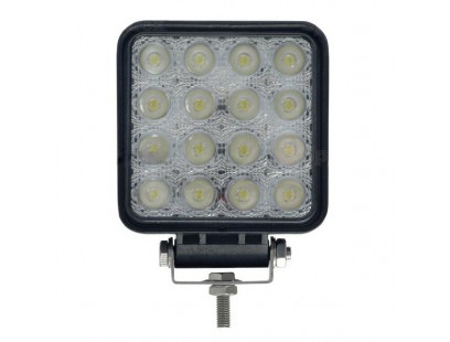 LED žibintas, kvadratinis 48W, 16x3W flood