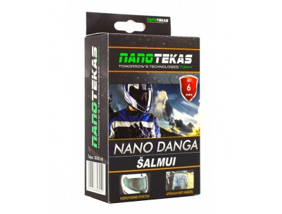 Nano danga šalmo stiklui