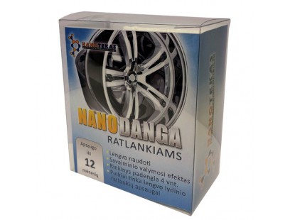 Nanodanga automobilio ratlankiams 30/30 ml