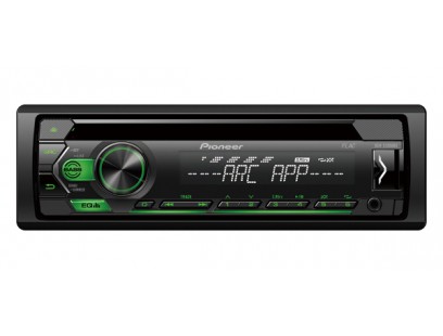 Pioneer, DEH-S120UBG CD RDS magnetola su USB, Aux įėjimu, FLAC