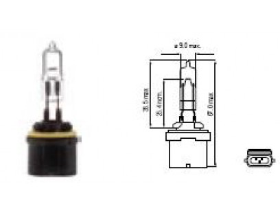 Bosma lemputė 12,8V, 50W