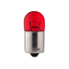 Bosma lemputė BA15s, 5W, raudona