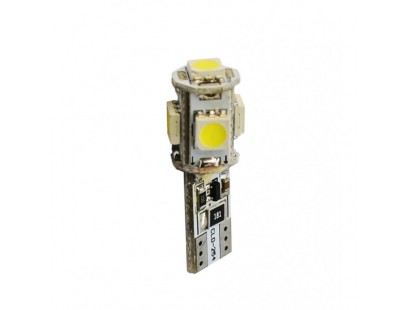Lemputė T10, W5W CANBUS 5xSMD5050