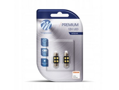 Lemputė C5W CANBUS 4xSMD2835, 31mm