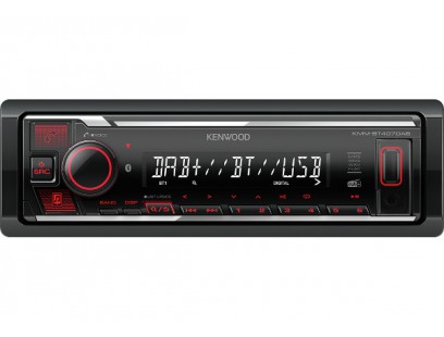 Kenwood, KMM-BT407DAB USB MP3/WMA automagnetola su AUX įėjimu