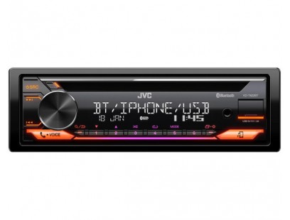 JVC, KD-T922BT 1-DIN USB/CD MP3 magnetola su AUX ir Bluetooth