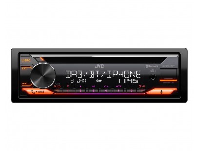 JVC, KD-DB922BT CD/USB MP3/WMA automagnetola su AUX įėjimu