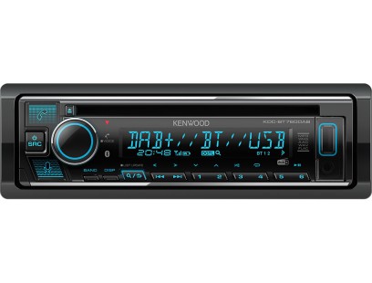 Kenwood, KDC-BT760DAB CD/USB MP3/WMA automagnetola su AUX įėjimu