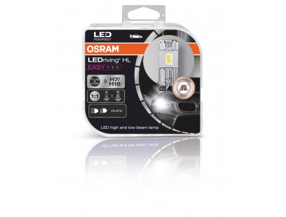 Osram LED pagrindinės šviesos H7/H18, 6000K, LEDriving HL, 2vn, 64