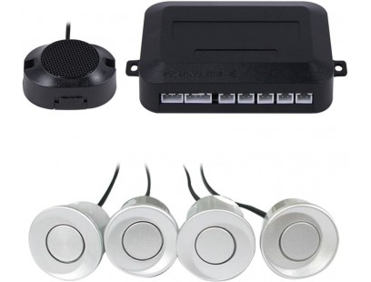 Parkavimo sistema BUZ001W su garsiniu įspėjimu (buzzer), baltos sp