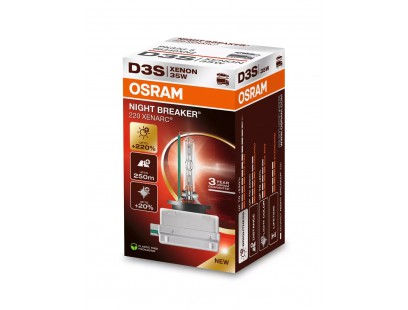 OSRAM XENARC NIGHT Braker Laser, D3S, +220% XENON 1vnt.66340XN2