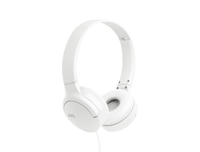 JVC, HA-S33UC-WU, baltos sp. dinaminės ausinės, mikrofonas