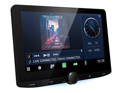 KENWOOD, DMX9724XDS 1-DIN AV grotuvas su 10.1" ekranu, Bluetooth