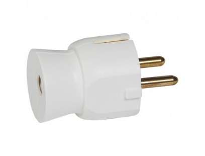 Kištukas Legrand 050315 (baltas, laidas tiesiai, 16A, 250V)