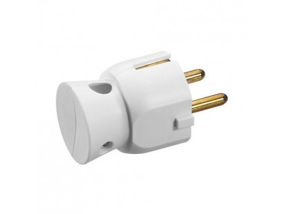 Kištukas Legrand 050316 (baltas, laidas iš šono, 16A, 250V)