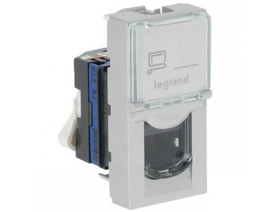 RJ45 lizdas Mosaic UTP 6 Legrand 076561 (baltas)