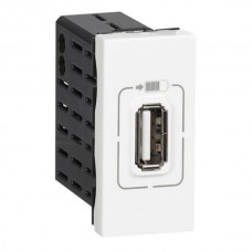 USB-C pakrovėjas Legrand Mosaic 077591 (5 V, 1.5 A, 7.5 W, 1 modulis)