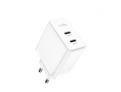 Sieninis įkroviklis Cudy CH40_EU (2x USB-C, 40W)