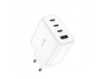 Sieninis įkroviklis Cudy CH70_EU (3x USB-C, 1x USB-A, 65W)