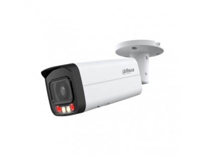 IP kamera Dahua Bullet IPC-HFW2849T-AS-IL-0360B (Balta, 8MP 4K, 3.6mm 87°, IR + LED 30m, IP67, PoE)