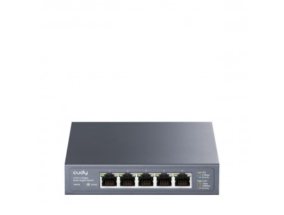 5 prievadų komutatorius CUDY HS105 (Pramoninis)