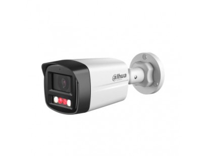 Dahua Bullet IPC-HFW1439TL1-A-IL-0280B F2.8 (Balta, 4MP, ~95°, IR+balta šviesa 30m, IP67)
