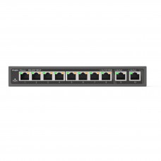 10 prievadų komutatorius Ruijie RG-ES110D-P (Nevaldomas, 8 x PoE+)