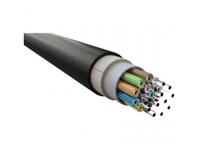 4 skaidulų vienmodis optinis kabelis Excel 205-300 (1 m, LSZH, Dca(s2-d2-a1), OS2, 9/125, 1000N, UV)