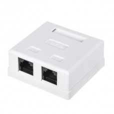 Virštinkinis kištukinis lizdas RJ45 (2 prievadai, UTP CAT6)