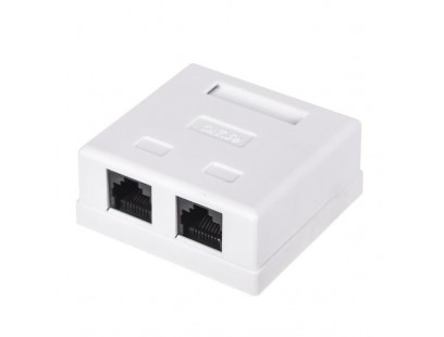 Virštinkinis kištukinis lizdas RJ45 (2 prievadai, UTP CAT6)