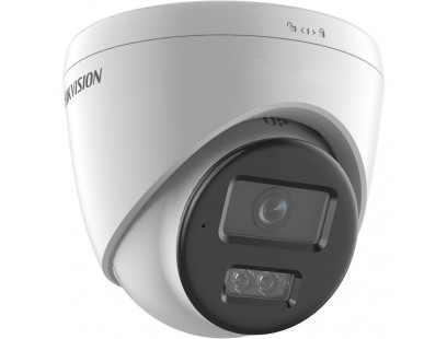 Hikvision dome DS-2CD1363G2-LIU F2.8 (balta, 6 MP, 30 m. IR, 30 m. LED, hybrid light)