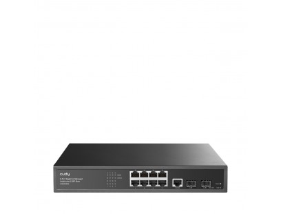 8 prievadų komutatorius CUDY GS2008PS2 (Valdomas)
