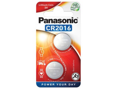 Baterija Panasonic Lithium CR2016 (2 vnt.)