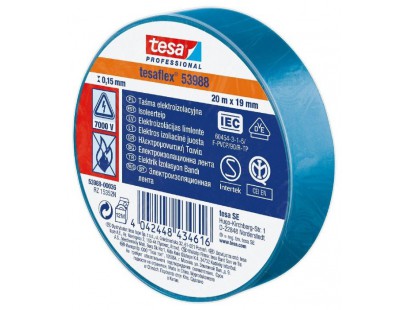Izoliuojanti juosta TESA (mėlyna) 20m x 19mm 53988-00036-00