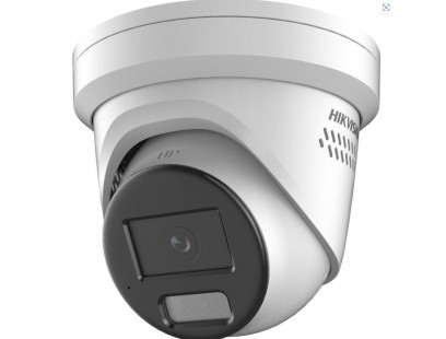 Hikvision dome DS-2CD2387G2H-LISU/SL F4 (balta, 8 MP, IR + LED, ColorVu + AcuSense)