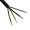 Lietkabelis OMY kabelis BVV-LL 4x2.5mm2 (juodas, 100m)