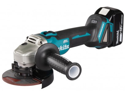 Akumuliatorinis kampinis šlifuoklis 18V Makita DGA506RTJ