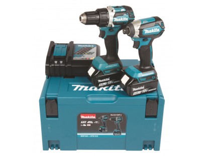 Akumuliatorinių įrankių 18V komplektas (DDF484 + DTD153) 5Ah Makita MDLX2189TJ