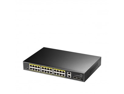 24 prievadų komutatorius CUDY GS1026PS2