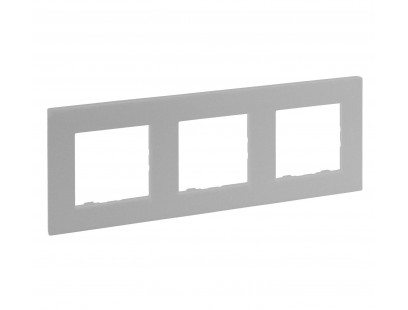3 v. rėmelis Niloe Step Legrand 863393 (aluminio spalva)