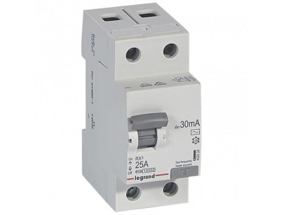 Srovės nuotekio relė RCD RX Legrand 402024 (AC, 25A, 2P, 30mA, 230V)